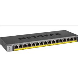 Switch de Rede GS116LP 1000 Mbit/s (PoE) Preto - NETGEAR