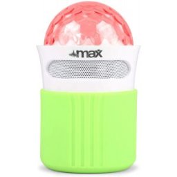 Coluna Mini Portátil LEDs Efeitos RGB c/ Leitor FM, MiniSD, MP3, AUX e Bluetooth (MX2) - MAX