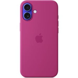 Capa Silicone iPhone 16 Plus c/ MagSafe (Fúcsia) - APPLE