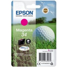 Tinteiro Serie 34 WF-3720/3725 - C13T34634010 - Magenta - EPSON