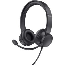 Auscultadores Headset Ayda c/ Fios USB (Preto) - TRUST