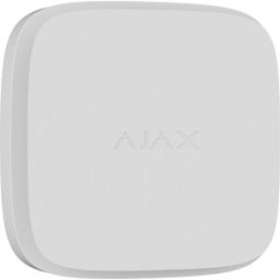 Detector de Fumo s/ Fios 868 MHz c/ Sensor de Temperatura e Sirene (Branco) - AJAX