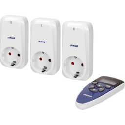 Sistema de 3 Tomadas ON-OFF c/ Comando Função Relógio e Temporizador - ORNO
