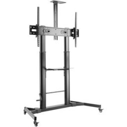 Suporte de Chão Portátil p/ TV 100Kg 100" (Preto) - AISENS