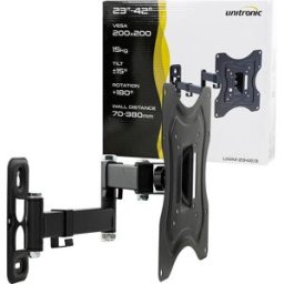 Suporte TV/LCD/LED/PLASMA 23" ~ 42" VESA200/200 15Kg (2 Braços) - UNITRONIC