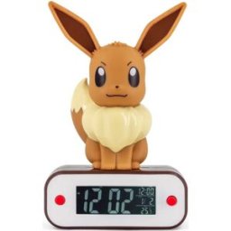 Relógio/Despertador Pokémon Eevee c/ Lampada LED - TEKNOFUN