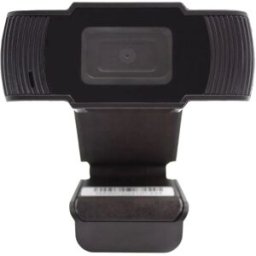 Webcam HD 720p c/ Microfone USB 2.0 (Preto) - NILOX