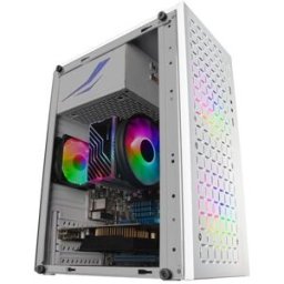 MARS-GAMING Caixa Micro-ATX MCCORE Vidro Temperado (Branco) - MARS GAMING