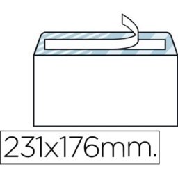 LIDERPAPEL Envelope Quarto 176X231mm S/Janela (500 Unidades)