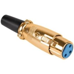 Ficha Canon Metálica Dourada - Fêmea