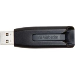 Pen V3 USB 16GB 3.0 (3.1 Gen 1) Preto/Cinzento - VERBATIM