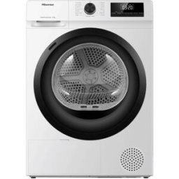 Máquina de Secar Roupa Serie QE DHQE800BW2 8Kg Bomba de Calor (Branco) - HISENSE