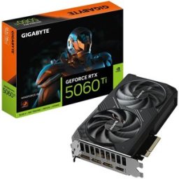 Placa Gráfica NVIDIA GeForce RTX 5060 Ti "Blackwell" Windforce 8G GDDR7 DLSS4 - GIGABYTE