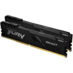 Memória RAM Fury Beast 16GB (2x8GB) DDR4-3200MHz CL16 (Preto) - KINGSTON