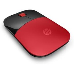 Rato RF Wireless Ótico 1200 DPI Ambidestro Vermelho - HP