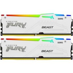 Memória RAM DIMM Fury Beast RGB 64GB (2x32GB) DDR5-6400MHz (AMD Expo/Intel XMP) CL32 - KINGSTON
