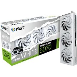 Placa Gráfica NVIDIA GeForce RTX 5070 "Blackwell" White OC 12GB GDDR7 DLSS4 - PALIT