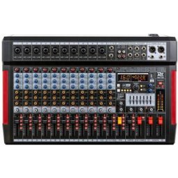 Mesa de Mistura 12 Canais c/ USB/BT/DSP (PDM-T1204) - Power Dynamics