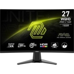 Monitor 27" MAG 27CQ6F Quad HD LCD (Preto) - MSI