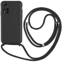Capa p/ Xiaomi Redmi Note 11 Pro Plus 5G c/ Cordão (Preto) - COOL