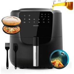 Fritadeira Cecofry Rain Pack 5,5L 1550W c/ Pulverização de Óleo Automático + Acessórios - CECOTEC