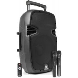 Coluna Amplificada Portátil ABS 12" 500W MP3/USB/SD/2xUHF/BLUETOOTH (SPJ-PA912) - VONYX