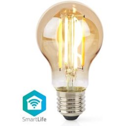 Lâmpada LED Filamento Inteligente SmartLife Wi-Fi E27 A60 1800K~3000K 7W 806Lm - NEDIS