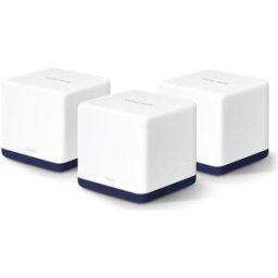 Pack 3x Router Wireless Halo H50G AC1900 Whole Home Mesh Wi-Fi System - MERCUSYS