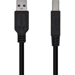 Cabo USB 3.0 A Macho - USB 3.0 B Macho p/ Impressoras (3 mts) - AISENS