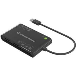Leitor de Cartões de Cidadão USB2.0 DNie + CardReader (Preto) - CONCEPTRONIC