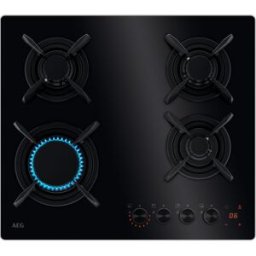 Placa a Gás HKB64453NB 60cm 4 Zonas (Preto) - AEG