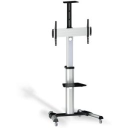 Suporte de Chão Portátil p/ TV 50Kg 70" (Prateado) - AISENS