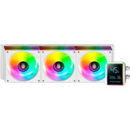MARS-GAMING Water Cooler CPU ML-LCDPRO360 120mm ARGB (Branco) - MARS GAMING