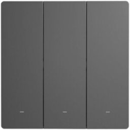 Interruptor de Parede Inteligente M5 3C WiFi 3 Canais (Cinza) - SONOFF