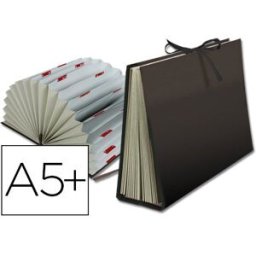 LIDERPAPEL Capa c/ Fole A-Z em Cartão Forrado Quarto Petro