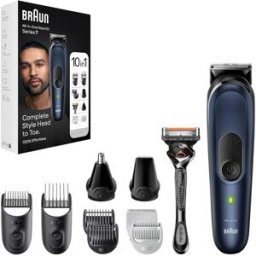 Máquina de Barbear Series 7 MGK7410 (Preto) - BRAUN