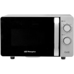 Microondas 700W 20L c/ Grill s/ Prato Giratório MIG 2072 CE (Cinza) - ORBEGOZO