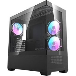 Caixa ATX DS900 AIR + 6 Ventoinhas aRGB (Preto) - DARKFLASH