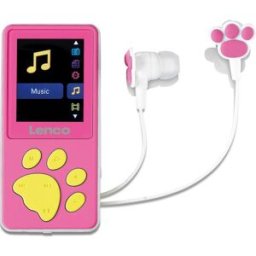 Leitor MP3 XEMIO 560 8GB + Auscultadores (Rosa) - LENCO