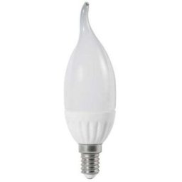 AIGOSTAR Lampada LED Opalina 220V E14 6W Branco F. 6000K 510Lm