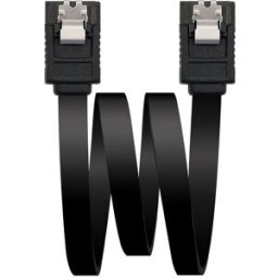Cabo SATA III - SATA III Preto (50cm) - Nanocable