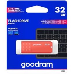 Pen Drive USB 3.0 32GB UCL3 (Laranja) - GOODRAM