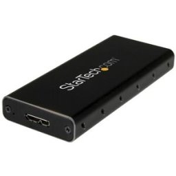 Caixa p/ Discos Rígidos SSD M.2 (Preto/Prateado) - STARTECH
