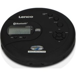 Leitor de CD Portátil c/ MP3 CD 300 (Preto) - LENCO