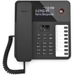 Siemens Telefone Digital (Rede Fixa) DESK 600 (Preto) - GIGASET