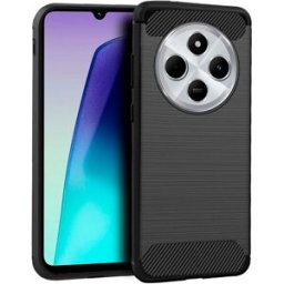 Capa p/ Xiaomi Redmi 14C / Poco C75 Carbono Preto - COOL
