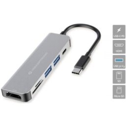 Conversor Docking Station USB-C "6-EM-1" -> HDMI - CONCEPTRONIC