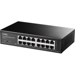 Switch de Rede 16 Portas Gigabit Metal - CUDY