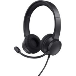 Auscultadores Headset Ayda c/ Adaptador UBS-C (Preto) - TRUST