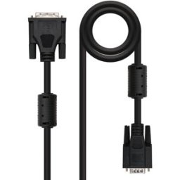 Cabo DVI Macho - VGA Macho (5 mts) - Nanocable